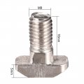 Uxcell M8x16mm T-slot Drop-in Stud Sliding Screw Bolt Carbon Steel 20pcs For 40 Series European Standard Aluminum Profile