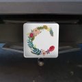 Letter C Floral Monogram Initial Tow Trailer Hitch Cover Plug Insert
