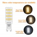 Jsvsal 4-pack Low Voltage 12v-24v Ac Dc Dimmable G9 Led Bulb 5w Warm White 3000k 450 Lumen Equivalent To 50w Halogen Track For