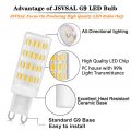 Jsvsal 4-pack Low Voltage 12v-24v Ac Dc Dimmable G9 Led Bulb 5w Warm White 3000k 450 Lumen Equivalent To 50w Halogen Track For