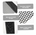 Totority 1 Roll Bumper Net Alloy Car Grille Mesh Fronte Honeycomb Grill Body Rhombic Grill Aluminum Refit Inserty 1 Roll Bumper