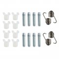 Headlight Adjuster Kit For 1964 1965 1966 1967 Chevelle Includes 8 Long Screws Housing Nuts And 4 Correct Springs Silver 