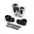 Httmt- Chrome Frame Slider Crash Protector Aluminum Compatible With 2007-2008 Hond Cbr 600rr Protection Cover P N