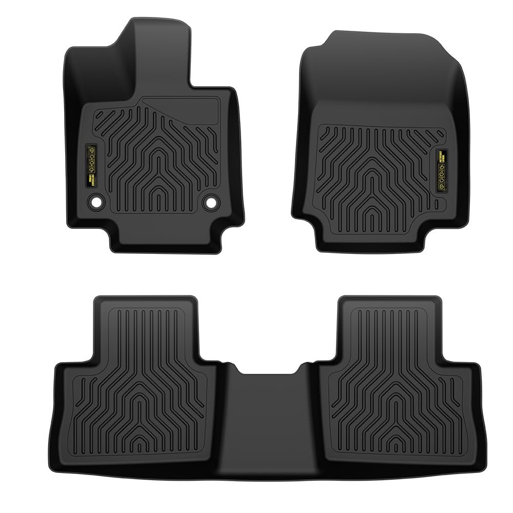 Floor Mats Cargo Liners For 2019-2024 Toyota Rav4 Include Hybrid Heavy Duty 3-piece Premium All Weather Automotive Tpe