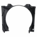 Factory Style Radiator Cooling Fan Shroud Compatible With Ford Expedition Lincoln Navigator 2003-2004 Black
