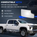 Passenger Lower Mirror Glass For 2020 2025 Chevy Silverado Gmc Sierra 1500 2500 3500 Hd Right Side Convex Towing Replaces
