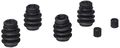 H16166 Professional Grade Disc Brake Caliper Bushing Rear Metal Gray Vehicle Specific Fit 