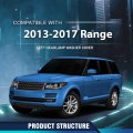 Left Side Headlight Washer Cover Powerwash Cap For Range Rover 2013 2017 Lr038768 Black Abs Nozzle
