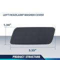 Left Side Headlight Washer Cover Powerwash Cap For Range Rover 2013 2017 Lr038768 Black Abs Nozzle