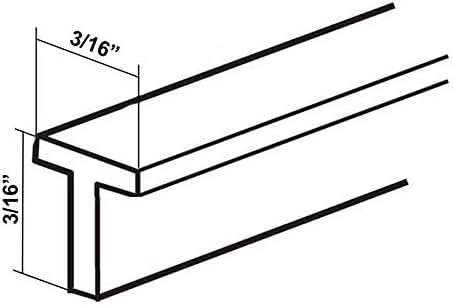 Gray T Sill Bead Vinyl For Framed Shower Doors 7 Ft Long