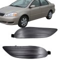 2 Pack Of Front Bumper Fog Light Bezel Covers Trim Assembly Replacement For Toyota Corolla 2005-2008 Left And Right Side 