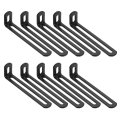 10 Pcs Adjustable Right Angle Brackets Slotted L-shape Corner 4 7 X1 2 X0 90 Degree Steel L Bracket Support For Shelves Wood 