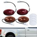 Usonline911 4pcs Side Marker Turn Signal Dually Light For 1999-2010 Ford F350 F450 F550 Super Duty Truck Yellow And Red