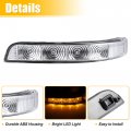X Autohaux Car Led Front Left Side Mirror Turn Signal Light 87613-2p000 For Kia Sorento 2013 2014