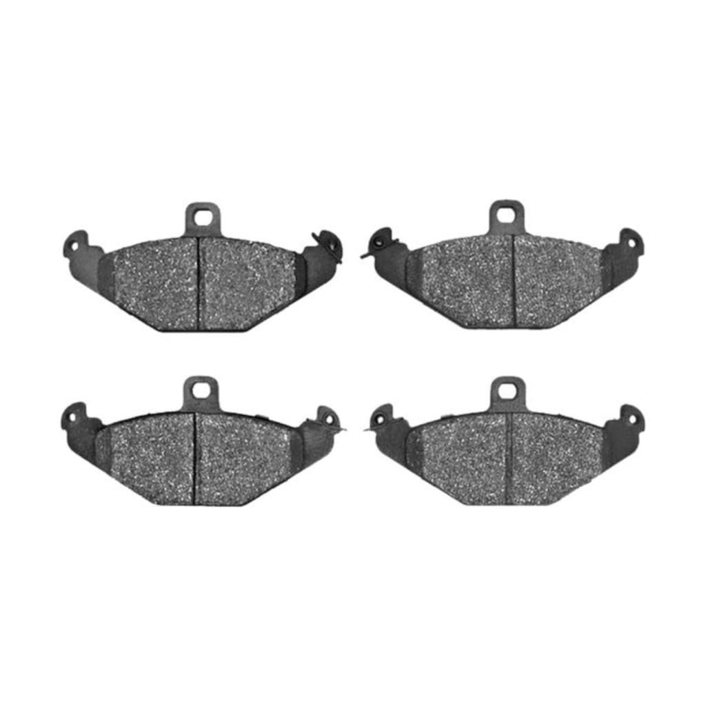 Disc Brake Pads For Tesla Roadster 2008 2009 2010 2011 Front Low Metallic Friction Material 2 32 Inner Height 4 96 In Width