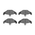 Disc Brake Pads For Tesla Roadster 2008 2009 2010 2011 Front Low Metallic Friction Material 2 32 Inner Height 4 96 In Width
