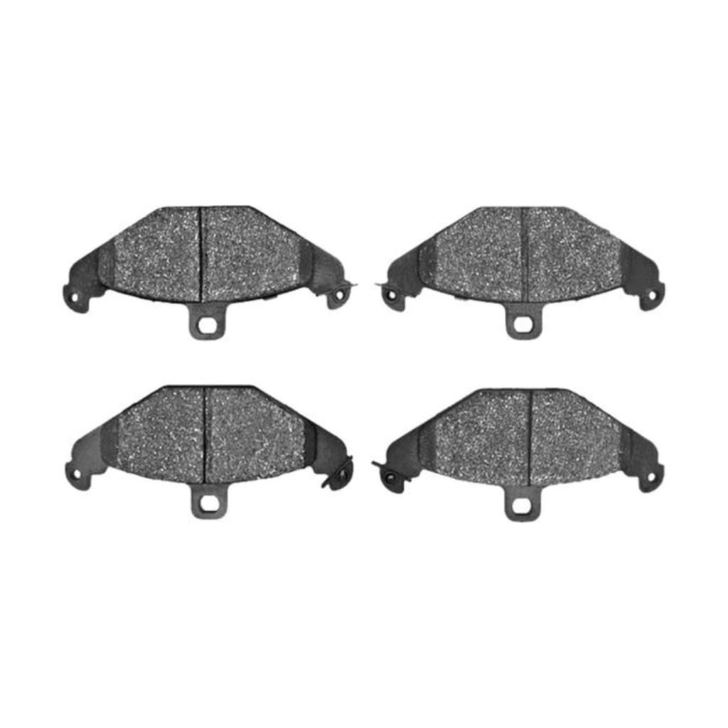 Disc Brake Pads For Tesla Roadster 2008 2009 2010 2011 Front Low Metallic Friction Material 2 32 Inner Height 4 96 In Width