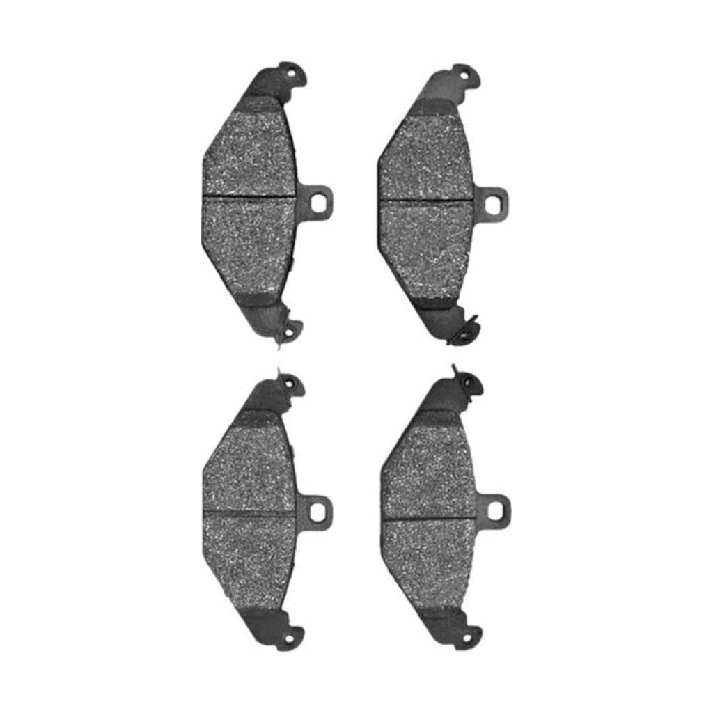 Disc Brake Pads For Tesla Roadster 2008 2009 2010 2011 Front Low Metallic Friction Material 2 32 Inner Height 4 96 In Width