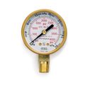 Hobart 770126 Oxy Acetgauge High Pressurepsi Kpaoxygen 