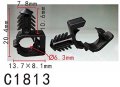 Autobahn88 Wire Cable Loom Routing Clip Compatible With Ford Universal Use Pack Of 20