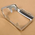 Hecasa Headlight Chrome Trim Bezel Compatible With 1992-96 Ford Bronco F150 Truck 1992-97 F250 F350 F450 Rh Lh Headlamps Pair