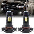 Nslumo Psx24w 2504 12276 Led Fog Light Bulbs For 2010-2014 Do Dge Charger Challenger Ram Dakota 6500k Super Brighter Xenon 