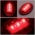 Fendl-fsd99-sm Full Kit Dually Bed Fender Led Side Marker Light Smoke Lens Rear Assemblies For Trucks Red And Amber Set Of 4