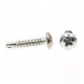 Prime-line Sheet Metal Screw Self-drilling Pan Head Phillips 8 X 3 4 In Zinc Plated Steel Pack Of 75
