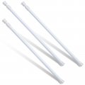 3pcs Window Security Bars 15 7 To 27 6 In Adjustable Sliding Door Lock Bar Fixed Guard For Children Safety And Patio White 