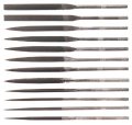 S475 Swiss Pattern Needle Files Set Of 12 Tool Steel 5 In For Jewelers Craftspeople And Hobbyists 