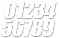 Dcor Individual Numbers 4in No 5 White 45-14-5 