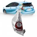Dasbecan Tail Light Assembly Left Driver Side For 2012 2013 2014 Toyota Prius C Lens Cover Replaces 81561-52880 