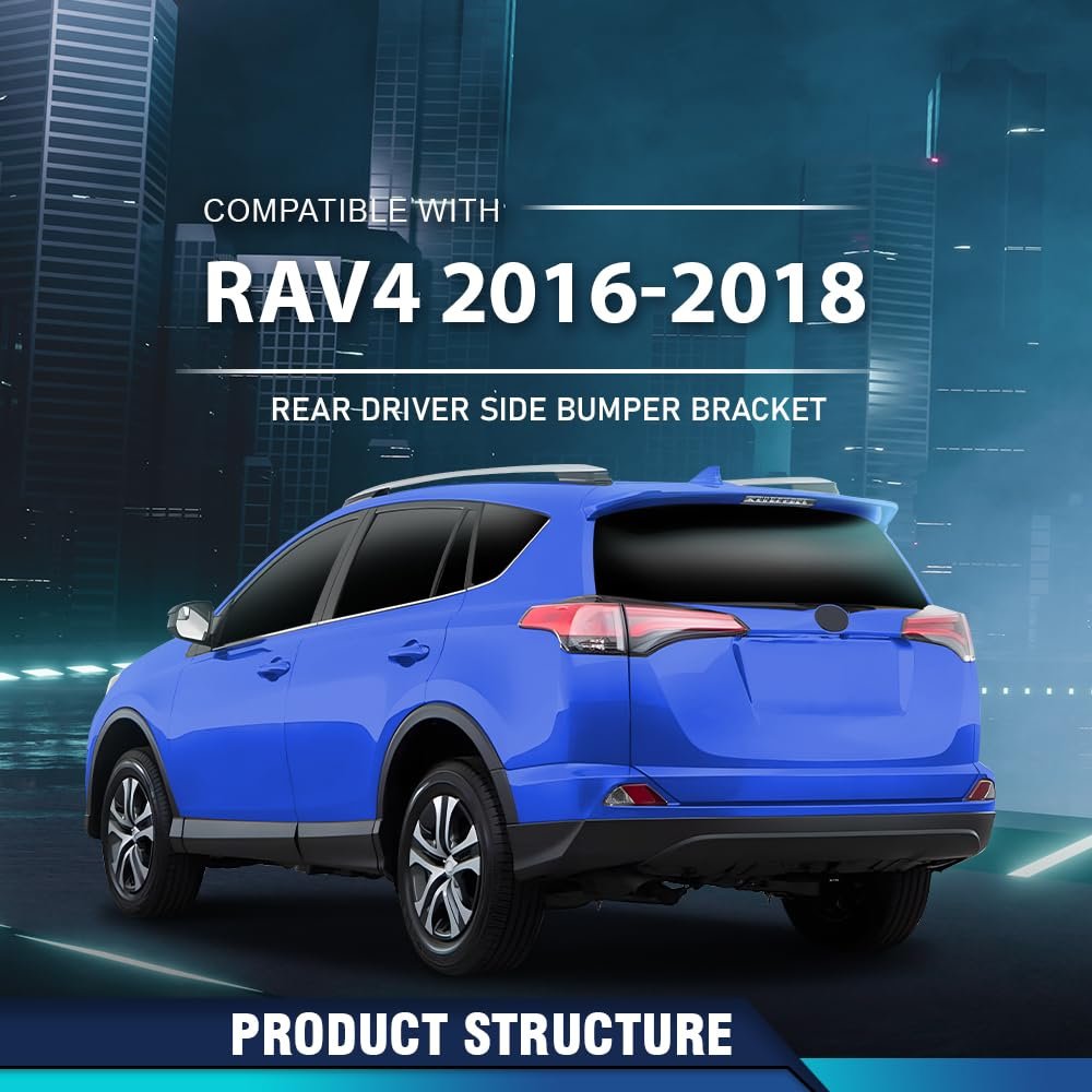 Rear Bumper Retainer Bracket Driver Side For Toyota Rav4 2016-2018 521560r050 To1142121