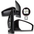 Passenger Side View Mirror For 2007-2012 Nissan Sentra Smooth Non-folding Non-heated Abs