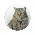 1080 Graphics Big Cat Key Chain Double Sided Stainless Steel Keychain 