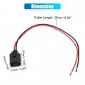 X Autohaux 2 Pcs Car Electrical Harness Connector For Audi A5 A8 R8 Rs5 S5 S8 Volkswagen Jetta Golf Mk4 Mk5 Beetle 2-pin
