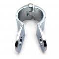 Httmt Chromed 1 25 4 Crash Bar Mount Longhorn Footpeg Clamps Replacement