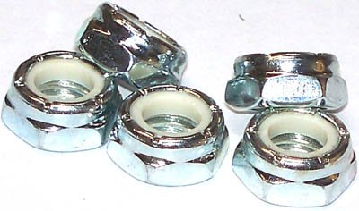 7 16-14 Nte Light Hex Thin Nylon Insert Locknuts Steel Zinc 800 Pc Carton