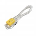 Uxcell 2pcs 2m Length K Type Thermocouple Temperature Measuring Wire W Probe -50c To 204c