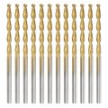 12pcs Titanium Twist Drill Bit 7 64 Drilling Dia High Speed Steel Drills For Hardened Metal Stainless Cast Iron Wood Plastic 