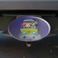 Wb 100th Looney Tunes Scooby-doo Mashup Oval Tow Hitch Cover Trailer Plug Insert 2