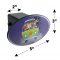 Wb 100th Looney Tunes Scooby-doo Mashup Oval Tow Hitch Cover Trailer Plug Insert 2