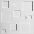 Ekena Millwork Wp20x20dewh 19 5 8 W X H Devon Endurawall Decorative 3d Wall Panel White 