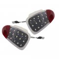 Secosautopartsa 2x Led Interior Door Panel Courtesy Light Lamp Pair Compatible With Ford 150 F 250 1997-2003