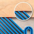 Adjustable Featherboard 11 16 Inch Sturdy Abs Plastic Made Table Feather Board To Keep Workpiece Tight Against The Fence 