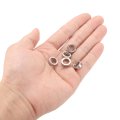 12pcs Stainless Steel Spacer 8 2mm Bore X 12mm Od 4mm Length Screw Bushing Plain Finish Round Metal For M8 Screws Bolts And 