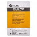 Niche Brake Pad Set For Honda Xr250r Xr600r Cr250r Cr125r Cr500r 45105-kz1-405 Front Semi-metallic 4 Pack