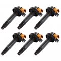 Coil Pack Of 6 Ford Lincoln Mkt Navigator Taurus Flex For Explorer 3 5 V6 Uf646 C1814 D-549 