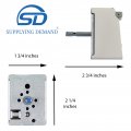 Supplying Demand Dg44-01009a Electric Range Infinite Control Switch Replacement Model Specific Not Universal
