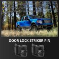 Dasbecan 2pcs Door Lock Striker Pin For Ford F-150 F-250 F-350 1999a 2016ing Repair Kit Lock Replacement Replaces